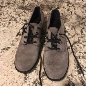 Born suede grey loafers
